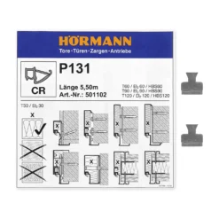 Hörmann Zargendichtung P131, 5500 Mm -Sonax 501102 hoermann zargendichtung p131 5500 mm zubehoer