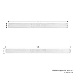 Hörmann FS Drückergarnitur D110 Rosette PZ, Alu -Sonax 535346 hoermann fs drueckergarnitur d110 pz rosette alu f1 gleitlager masse stift