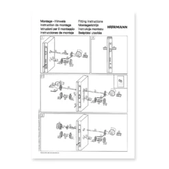 Hörmann FS Drückergarnitur D110 Rosette PZ, Schwarz -Sonax 544353 hoermann fs drueckergarnitur d110 pz rosette schwarz gleitlager anleitung