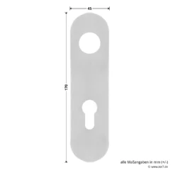 Hörmann FS Wechselgarnitur D210 Kurzschild PZ, Edelstahl 12 Hörmann FS Wechselgarnitur D210 Kurzschild PZ, Edelstahl -Sonax 545723 hoermann fs wechselgarnitur d210 pz kurzschild edelstahl gleitlager breite laenge
