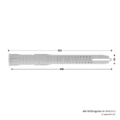 Hörmann Dübelpaket D51 Mit Senkkopfschraube, Torx -Sonax 548781 hoermann duebelpaket d51 mit senkkopfschraube torx masse duebel