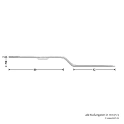 Hörmann Dübellaschen S61 -Sonax 549521 hoermann duebellaschen lasche seite masse