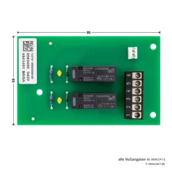 Hörmann Endlagenplatine, Steuerungen, STA400 13 Hörmann Endlagenplatine, Steuerungen, STA400 -Sonax 637028 hoermann endlagenplatine ohne feinsicherung mit 2 relais platine bemassung