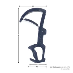Hörmann Beipackbeutel Rauchschutz, Dichtung 6,20 M, Eckzarge 15 Hörmann Beipackbeutel Rauchschutz, Dichtung 6,20 M, Eckzarge -Sonax 691356 hoermann beipackbeutel dichtung 6 20 m eckzarge h 8 5 rs qd rs qd masse
