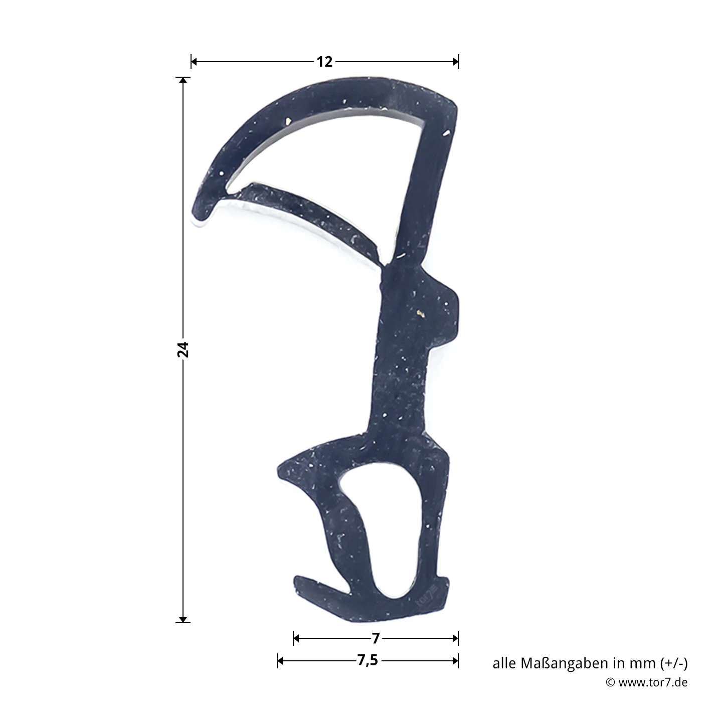 Hörmann Beipackbeutel Rauchschutz, Dichtung 6,20 M, Eckzarge 8 Hörmann Beipackbeutel Rauchschutz, Dichtung 6,20 M, Eckzarge – Bild 8