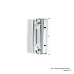 Hörmann Flügelteil KO Verzinkt, Verstellbar, H8-5/MZ/Quadro -Sonax 691420 hoermann fluegelteil ko verzinkt verstellbar fuer h8 5 mz quadro hoehe