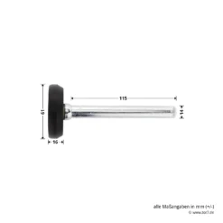 Hörmann Laufrolle DF95/DF98 Komplett, Links -Sonax 760071 hoermann laufrolle df95 df98 komplett links masse
