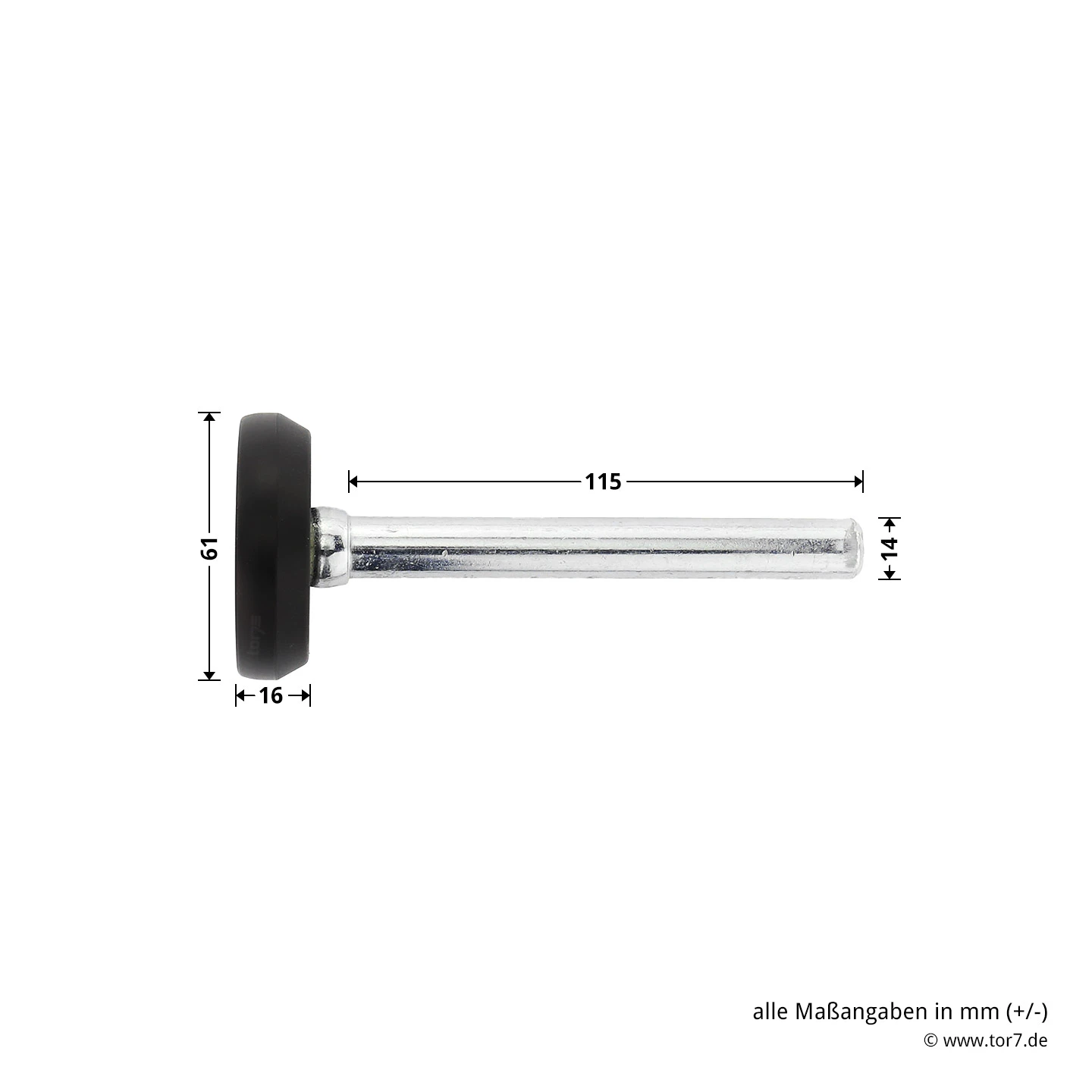 Hörmann Laufrolle Berry Schwingtor DF95/DF98 2 Hörmann Laufrolle Berry Schwingtor DF95/DF98 – Bild 2