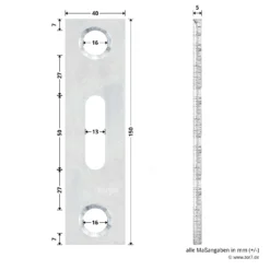 Hörmann Unteres Verschlussstück, Verzinkt 5 Hörmann Unteres Verschlussstück, Verzinkt -Sonax 764237 hoermann unteres verschlussstueck verzinkt masse