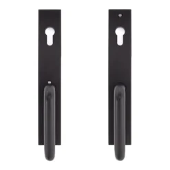 Hörmann Aluminium-Drückergarnitur, Schloss Einliegend, PZ 60/60 Mm