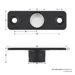 Hörmann Führungsbuchse Verschlussstange, 16 Mm -Sonax 772238 hoermann fuehrungsbuchse verschlussstange 16mm bemassung