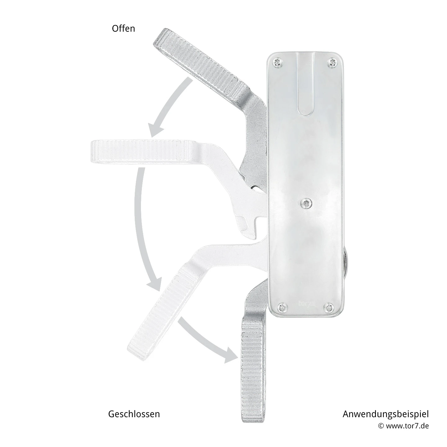 Hörmann Tortreibriegel Basküle Links, Unten Schließend 7 Hörmann Tortreibriegel Basküle Links, Unten Schließend – Bild 7