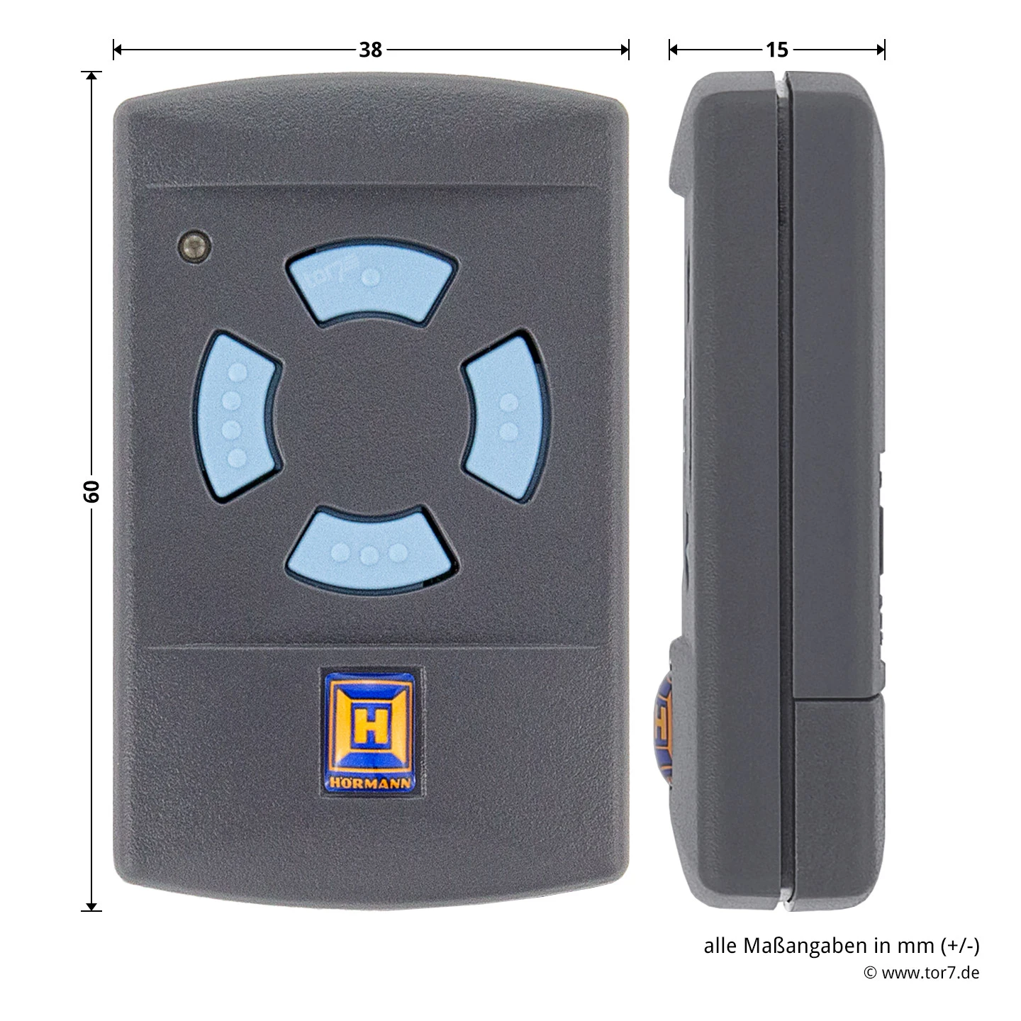 Hörmann Set: Empfänger HET 2 Mit 2 Handsendern HSM 4, 868 MHz 8 Hörmann Set: Empfänger HET 2 Mit 2 Handsendern HSM 4, 868 MHz – Bild 8