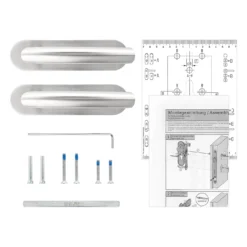Steinau FS VDS Drückergarnitur, Typ 510, Edelstahl Matt 17 Steinau FS VDS Drückergarnitur, Typ 510, Edelstahl Matt -Sonax ste810101 steinau fs vds drueckergarnitur typ 510 edelstahl matt lieferumfang
