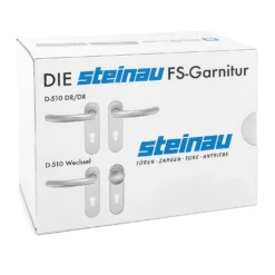 Steinau FS VDS Drückergarnitur, Typ 510, Edelstahl Matt 18 Steinau FS VDS Drückergarnitur, Typ 510, Edelstahl Matt -Sonax ste810101 steinau fs vds drueckergarnitur typ 510 edelstahl matt verpackung